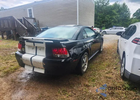 2002 Ford Mustang из США, поврежденный, VIN 1FAFP40412F170034